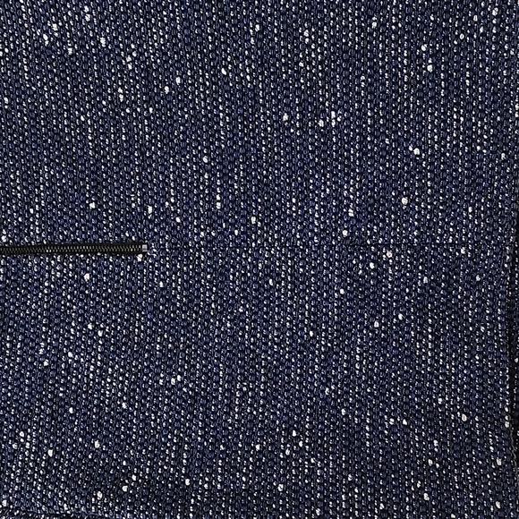 Alice + Olivia Blue Silver Knit Sweater Crop Top Size 6 - Picture 16 of 16